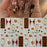 5D Embossed Nail Art Stickers Relief Relief Self-Adhesive Nail Decals - STZ-5D137 - 1