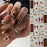 5D Embossed Nail Art Stickers Relief Relief Self-Adhesive Nail Decals - STZ-5D137 - 2