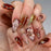 5D Embossed Nail Art Stickers Relief Relief Self-Adhesive Nail Decals - STZ-5D137 - 3