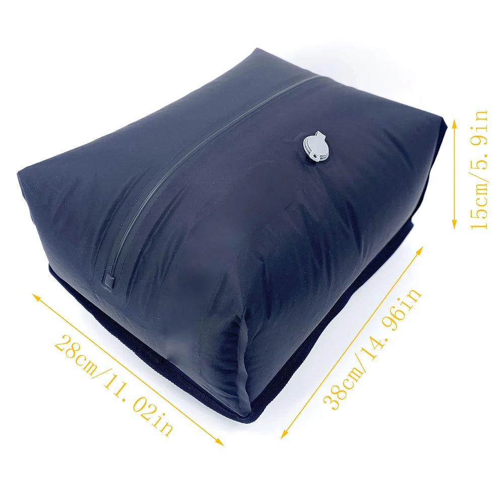 Travel Vacuum Storage Bag Space Saver Compression Pack Waterproof Airtight Clothes Organizer for Luggage - No Window / Black / 16L - 2