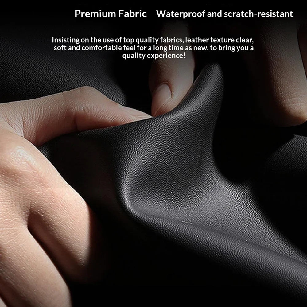 Smart Anti-Theft Clutch Bag Fingerprint Unlock Biometric Security Portable Organizer - Black - 5