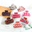 Rose Heart Hair Claw Clips Rectangular Hair Accessories Sweet Romance Floral Pattern Spring Grip - A20-4-15 - 5
