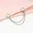 2PCS Magnetic Trouser Hem Clips Anti Drag Strong Magnet Pants Shortener No Sew Adjustable Cuffs - Silver - 1