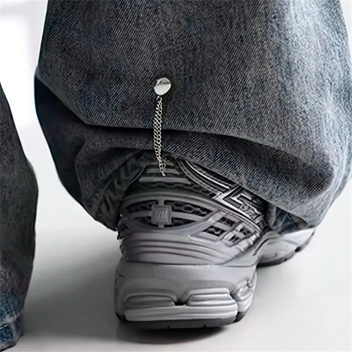 2PCS Magnetic Trouser Hem Clips Anti Drag Strong Magnet Pants Shortener No Sew Adjustable Cuffs - Silver - 2