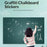 45 x 200cm Self Adhesive Chalkboard Wall Sticker Waterproof PVC Erasable Blackboard Decal - Black - 2