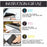 45 x 200cm Self Adhesive Chalkboard Wall Sticker Waterproof PVC Erasable Blackboard Decal - Black - 3