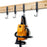 2Pcs Heavy Duty Chainsaw Storage Rack Wall Mount Hook Garage Tool Holder - Black - 5