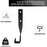 4Pcs Heavy Duty Chainsaw Storage Rack Wall Mount Hook Garage Tool Holder - Black - 5