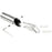 Stainless Steel Wall Mounted Coat Hook Single Hook Bathroom Towel Rack Clothes Hanger - Silver - 1