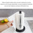 Kitchen Counter Paper Towel Holder Stainless Steel Paper Stand with Damping - Black - 3