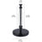 Kitchen Counter Paper Towel Holder Stainless Steel Paper Stand with Damping - Black - 7