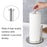 Stainless Steel Kitchen Roll Paper Holder Desktop Countertop Tissue Stand Organizer for Paper Towels - Black - 3