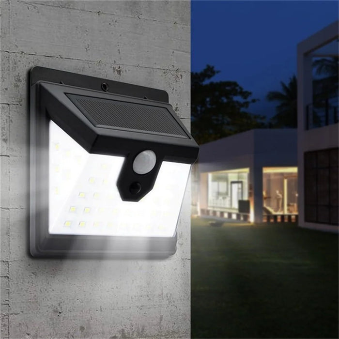 40-LED Solar Powered Motion Sensor Wall Light IP65 Waterproof Outdoor Garden Yard Lamp - 6