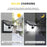 40-LED Solar Powered Motion Sensor Wall Light IP65 Waterproof Outdoor Garden Yard Lamp - 7