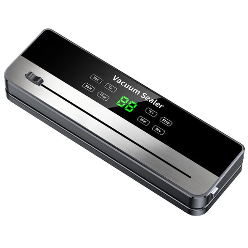 817 Multi-Function Vacuum Sealer Temperature Control Automatic Food Sealer Machine Built-in Sliding Cutter, with 10 Vacuum Bags - EU Plug - 2
