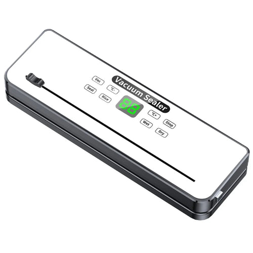 815 Electric Food Vacuum Sealer Temperature Control Dry / Wet Dual Use Sealing Machine with 10 Vacuum Bags - EU Plug - 1