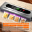 826 Electric Vacuum Sealer Food Storage Seal Touch Button Packaging Machine with 10 Textured Bags (English Version) - Dark Grey - 3