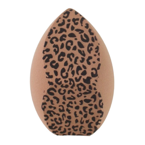 Large Size Leopard Print Makeup Sponge Dry / Wet Use Foundation Blender Cosmetic Puff - 1