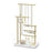 Nordic Jewelry Display Stand Metal Organizer Tray Multi Layer Storage Rack for Ring Earring Necklace - Gold - 1