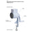 Manual Hand Crank Food Grinder Multifunctional Meat Mincer Nut Crusher Cheese Grater 2 Blades (FDA Certificated) - White - 6