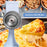 Manual Hand Crank Food Grinder Multifunctional Meat Mincer Nut Crusher Cheese Grater 5 Blades (FDA Certificated) - White - 7