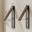 2PCS Foldable Clothes Drying Rack Space Aluminum Hanging Rail Laundry Rack Clothes Hanger for Balcony - Black - 1