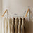2PCS Folding Clothes Rack with 80cm Rod Wall Mounted Space Aluminum Retractable Laundry Drying Rail Hanger - White - 1
