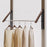 2PCS Folding Clothes Rack with 80cm Rod Wall Mounted Space Aluminum Retractable Laundry Drying Rail Hanger - White - 4