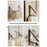 2PCS Folding Clothes Rack with 120cm Rod Wall Mounted Space Aluminum Retractable Laundry Drying Rail Hanger - Black - 5