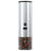 Electric Pepper Grinder Aluminum Alloy Gravity Sensor Adjustable Coarseness Spice Mill - Silver - 1
