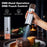 Electric Pepper Grinder Aluminum Alloy Gravity Sensor Adjustable Coarseness Spice Mill - Silver - 2