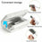 Electric Baby Feeding Bottle Brush Cleaning Kit Multi Function Baby Bottle Cleaner with Drying Rack - White - 6