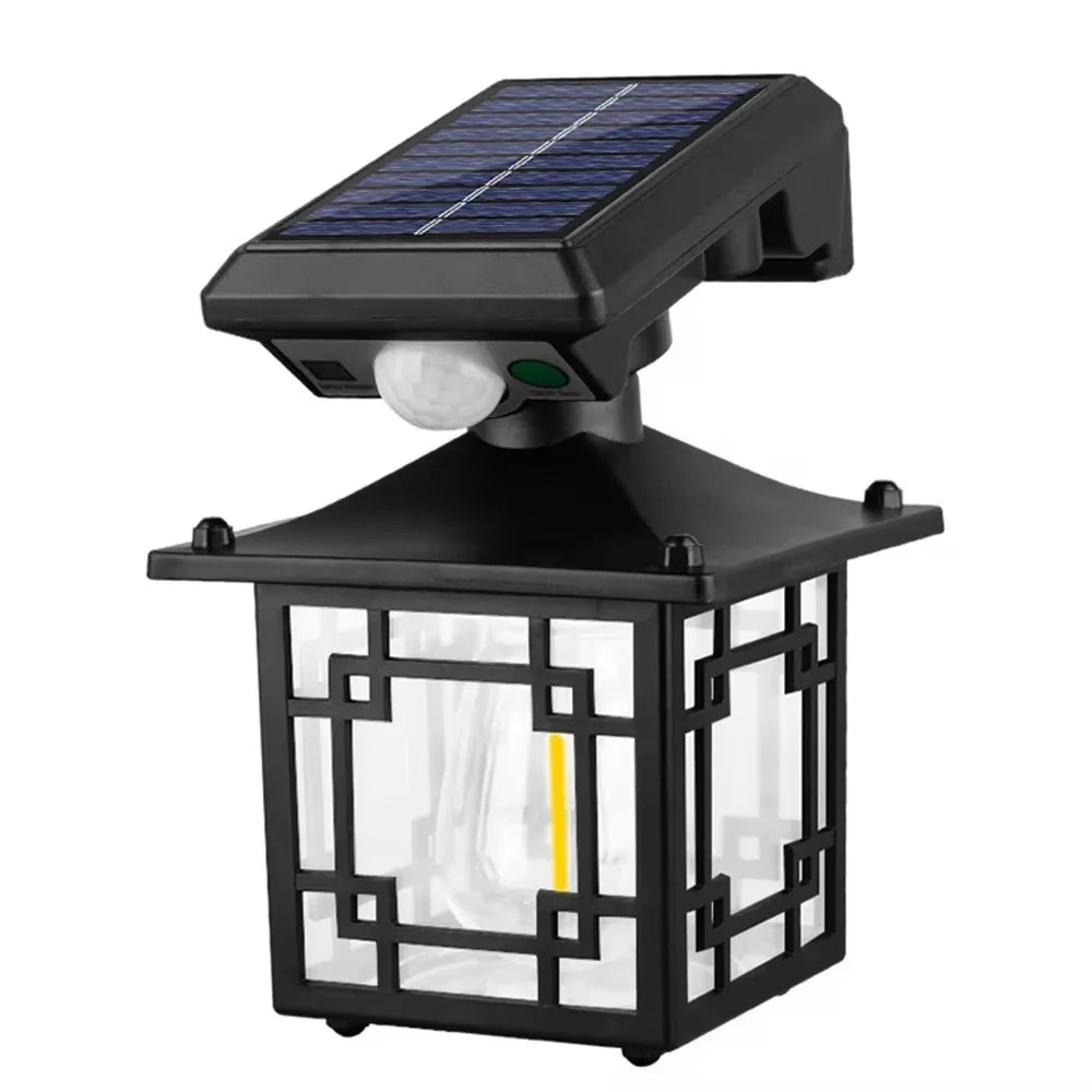 Solar Wall Light Outdoor Waterproof Motion Sensor LED Light with Intelligent Control Three Lighting Modes - JD-1579 - 1