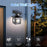 Solar Wall Light Outdoor Waterproof Motion Sensor LED Light with Intelligent Control Three Lighting Modes - JD-1579 - 4