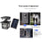 Split Type Outdoor Solar Wall Light Rotatable Waterproof Street Light Motion Sensor Road Lighting Yard Lamp - JD-1579A - 3