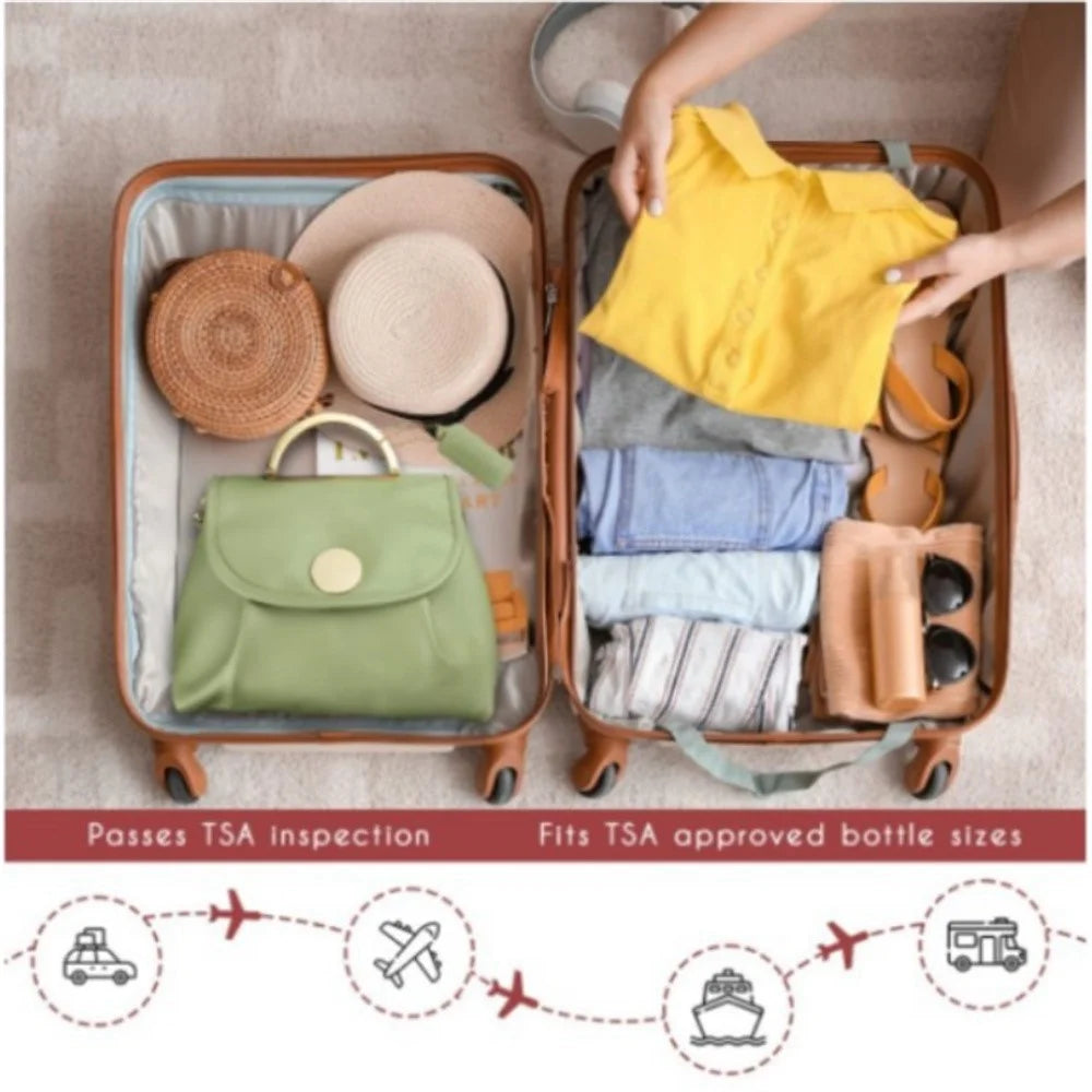 Travel Toiletry Bag Waterproof Makeup Organizer with Hook Hanging Cosmetic Case - Black - 6