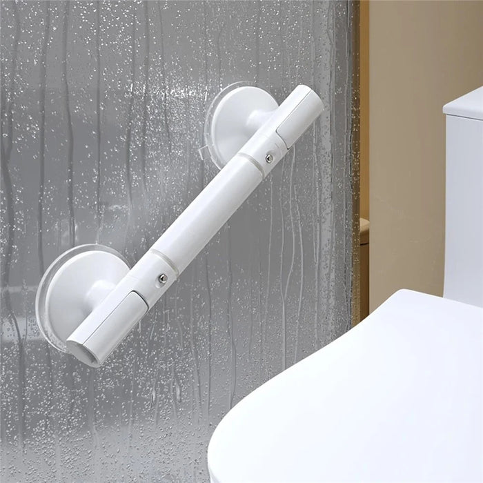 45CM Extended Sucker Armrest Bathroom Safety Grab Bar For Elderly Toilet Anti Slip Handle - White - 3