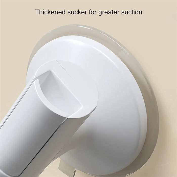 45CM Extended Sucker Armrest Bathroom Safety Grab Bar For Elderly Toilet Anti Slip Handle - White - 5