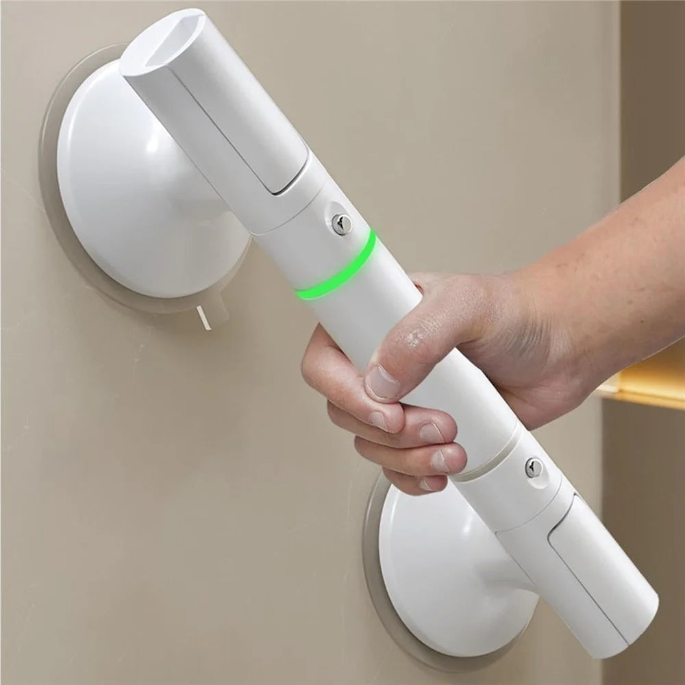 35CM Suction Cup Armrest Bathroom Safety Grab Bar For Elderly Toilet Anti Slip Handle - White - 2