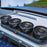 Four Head Folding Car Fan 360 Degree Rotation Auto Dashboard Cooling Fan for Vehicle Use - White  /  5V USB Port - 5