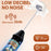 Electric Milk Frother Stainless Steel Coffee Cream Foam Maker Foldable Whisk with 3 Interchangeable Heads - Black - 3