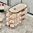 3-Tier Double Row Auto Rolling Egg Storage Container Plastic Stackable Refrigerator Eggs Organizer Box - Clear - 6