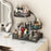 3-Tier Makeup Organizer Shelf Vanity Countertop Storage Rack Metal Bathroom Cosmetic Stand - Black - 5