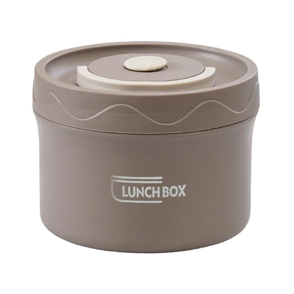 440ml Leak Proof 304 Stainless Steel Lunch Box Microwave Safe Portable Bento Box (BPA Free, No FDA) - Coffee - 1