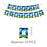 66Pcs Football Theme Party Supplies Set 7inch 9inch Plates Cups Banner Tablecloth for Birthday - 6