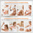 Electric Cordless Massager Bio-Pulse Heat Light Therapy Body Shaping Pain Relief Massager - White - 3