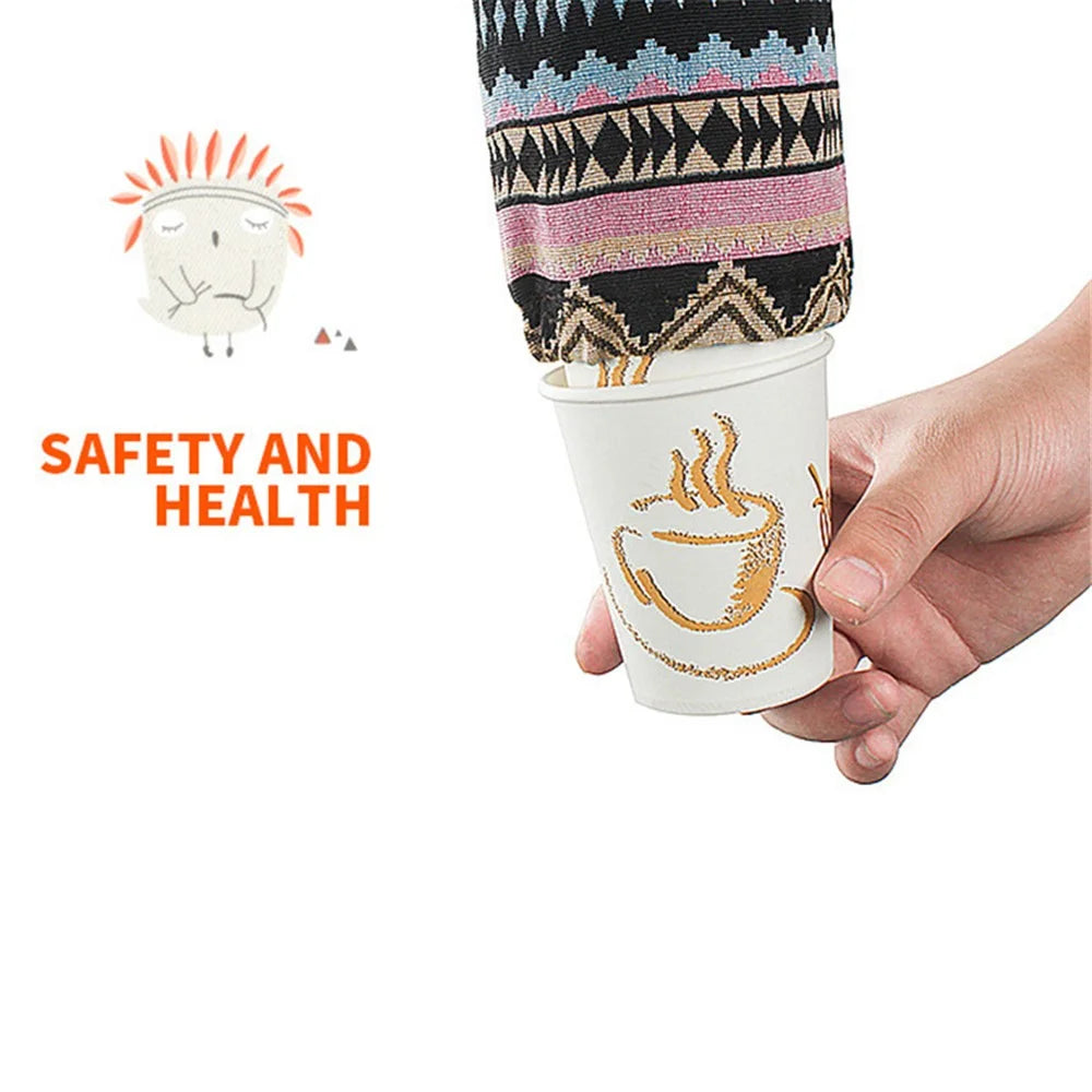 CLS Storage Bag for Disposable Paper Cup, Portable Outdoor Hanging Bag Camping Cup Organizer Holder Accessories - Ethnic Style - 7