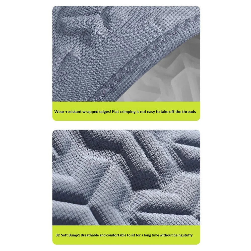 40 x 40cm Summer Seat Cushion TPE Gel Cooling Pad Breathable Chair Mat for Office Home - Blue - 7