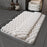 60 x 90cm Fluffy Flannel Memory Foam Bath Mat Quick Dry Water Absorbent Bathroom Non-Slip Floor Mat - Beige - 1