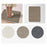 60 x 90cm Bathroom Mat Imitation Linen Woven Texture Memory Foam Non-Slip Absorbent Bath Rug - Khaki - 5